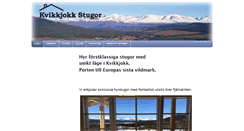 Desktop Screenshot of kvikkjokkstugor.se